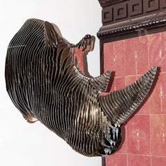 Rhino Trophee Sculpture