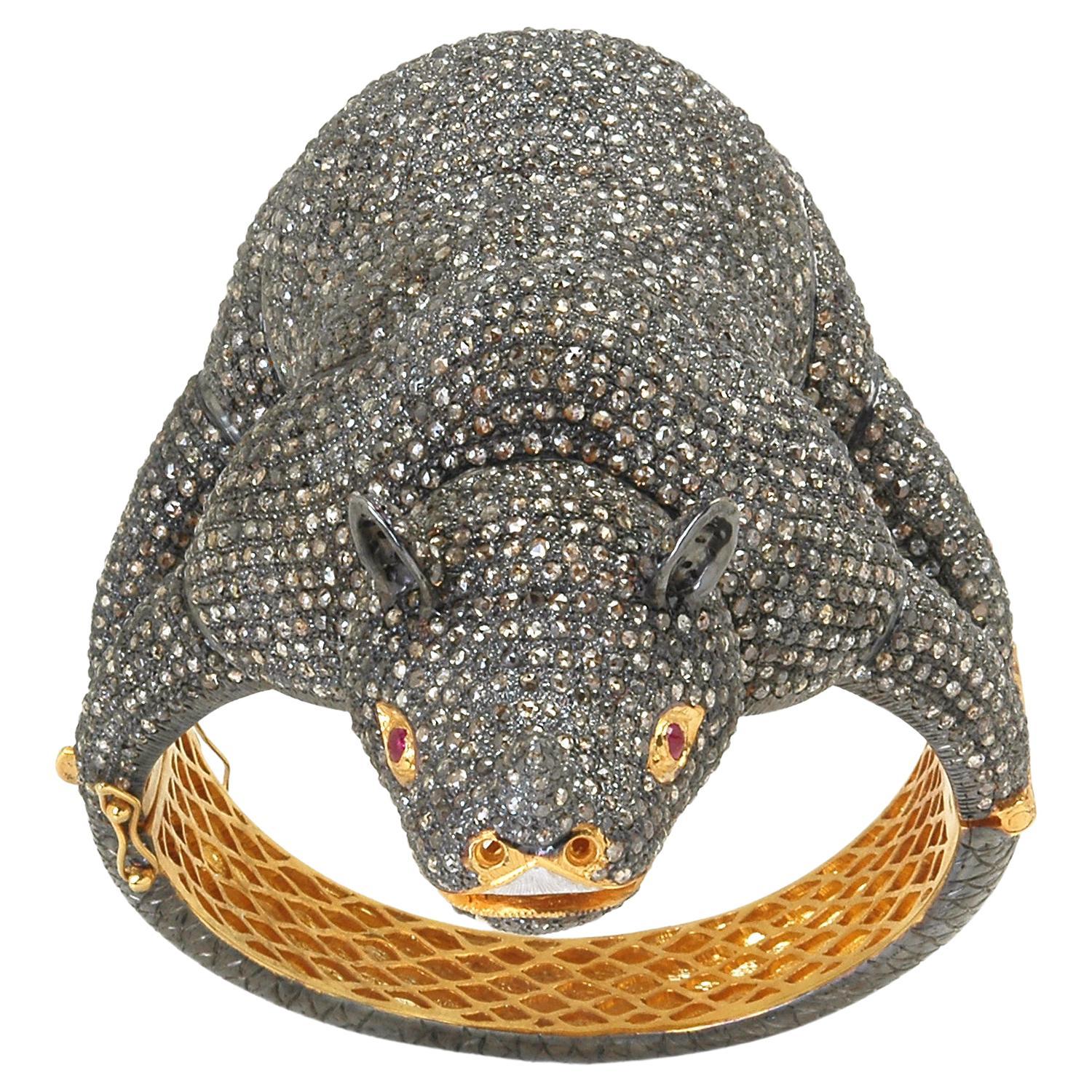 60’s Gold Clamper bracelet