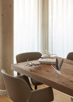 Lladró Rhinoceros Beetle Figurine, Matte White