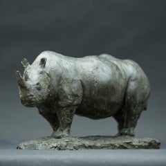 Rhinoceros Bronze Sculpture