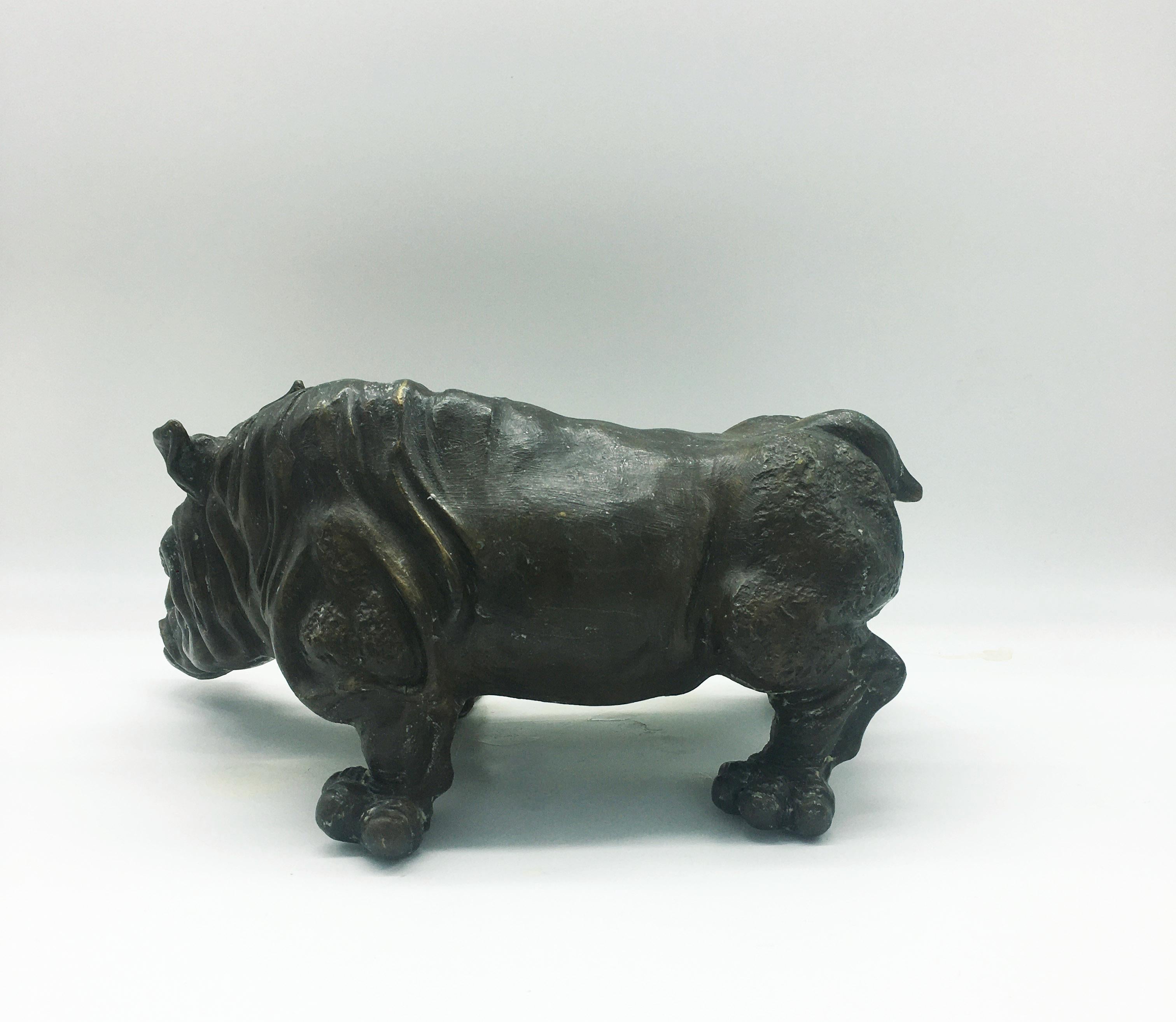 Italian Rhinoceros Bronze Sculpture