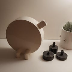 "Rhinoceros" Money Box in Contemporary Ceramic