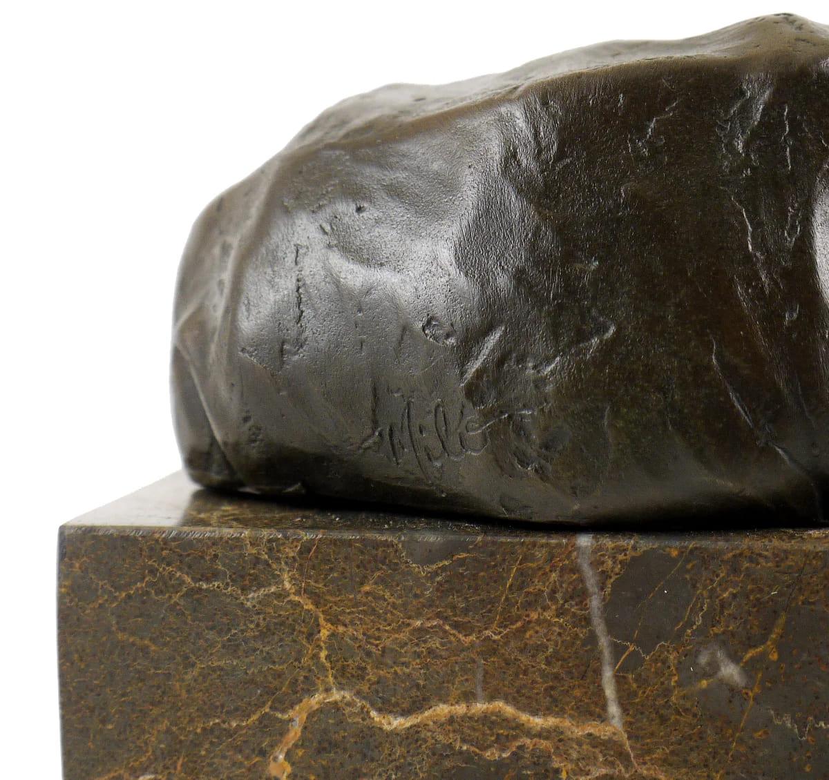 French Rhinoceros Statue – Resting Rhino For Sale