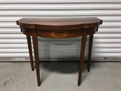 Rho Mobili d'Epoca Kartentisch aus Mahagoni und Satinholz:: Italien