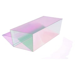 RHO OBLONG 70cm Cyan Magenta Contemporary Designer Coffee Table