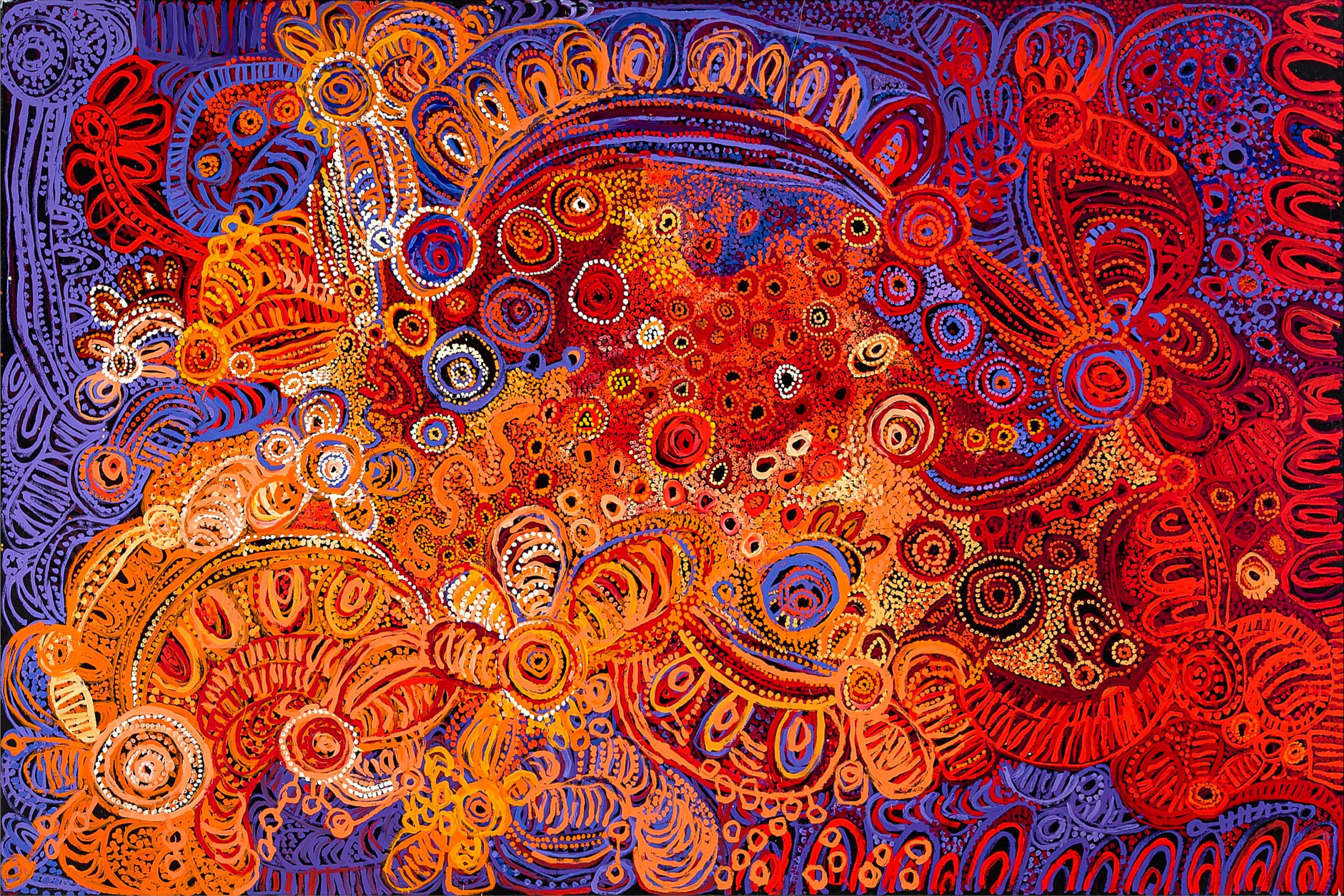 Rhoda Tjitayi "Piltati Tjukurpa" 200x300cm - 2021 - Aboriginal Art