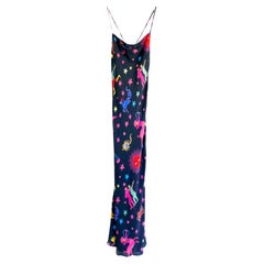Rhode Jemima Dress Neon Zodiac Print