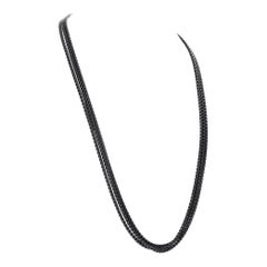 Rhodium David Yurman chain necklace