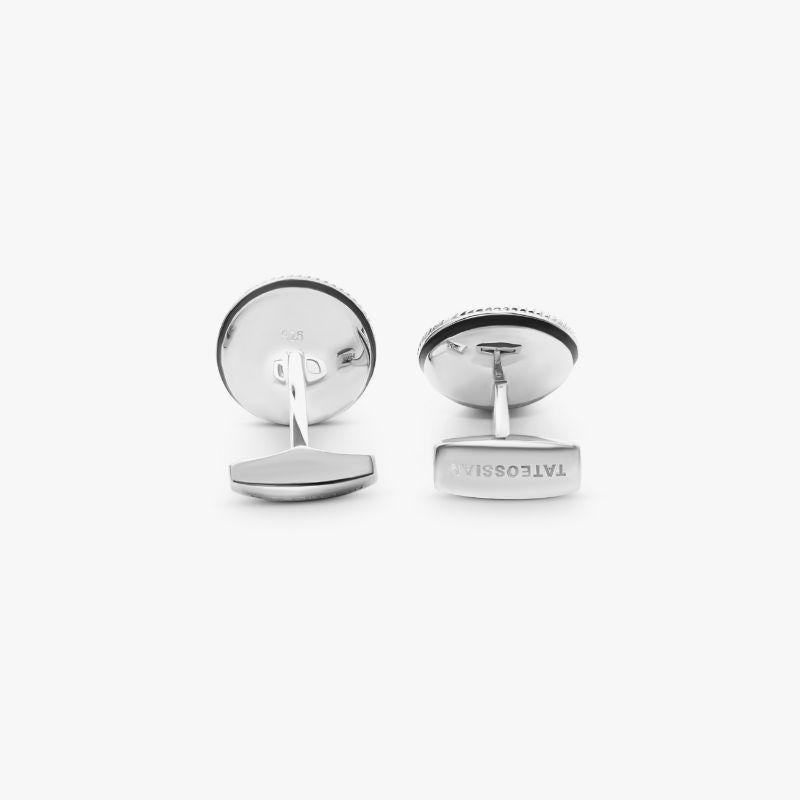 Rhodium Plated Sterling Silver Shooting Star Cufflinks, Limited Edition In New Condition For Sale In Fulham business exchange, London