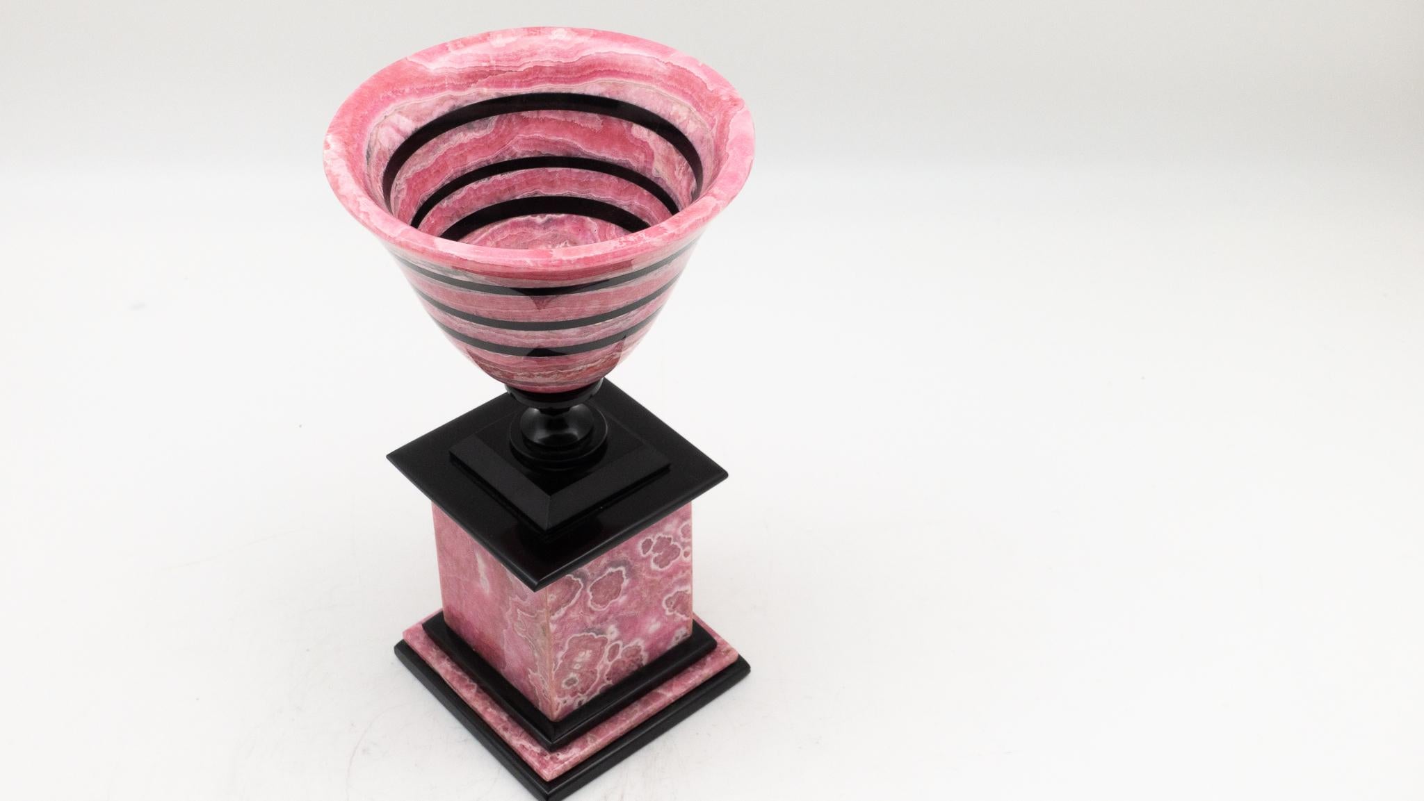 Greco Roman Rhodochrosite-Obsidian Chalice