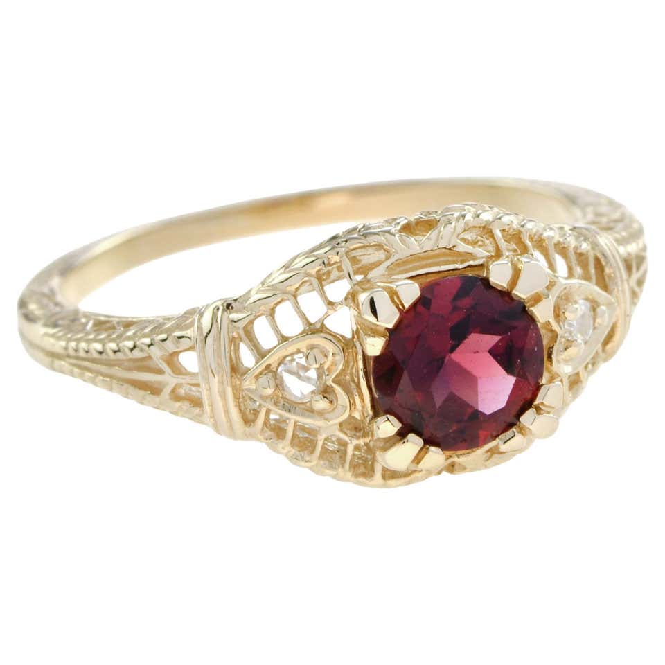 Filigree Rings Gold Plated 14k Yellow Gold Filigree Ring - 203 For Sale on 1stDibs | filigree ring ...