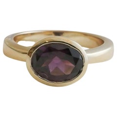 Rhodolite Garnet 14kt Yellow Gold  Ring Size 7