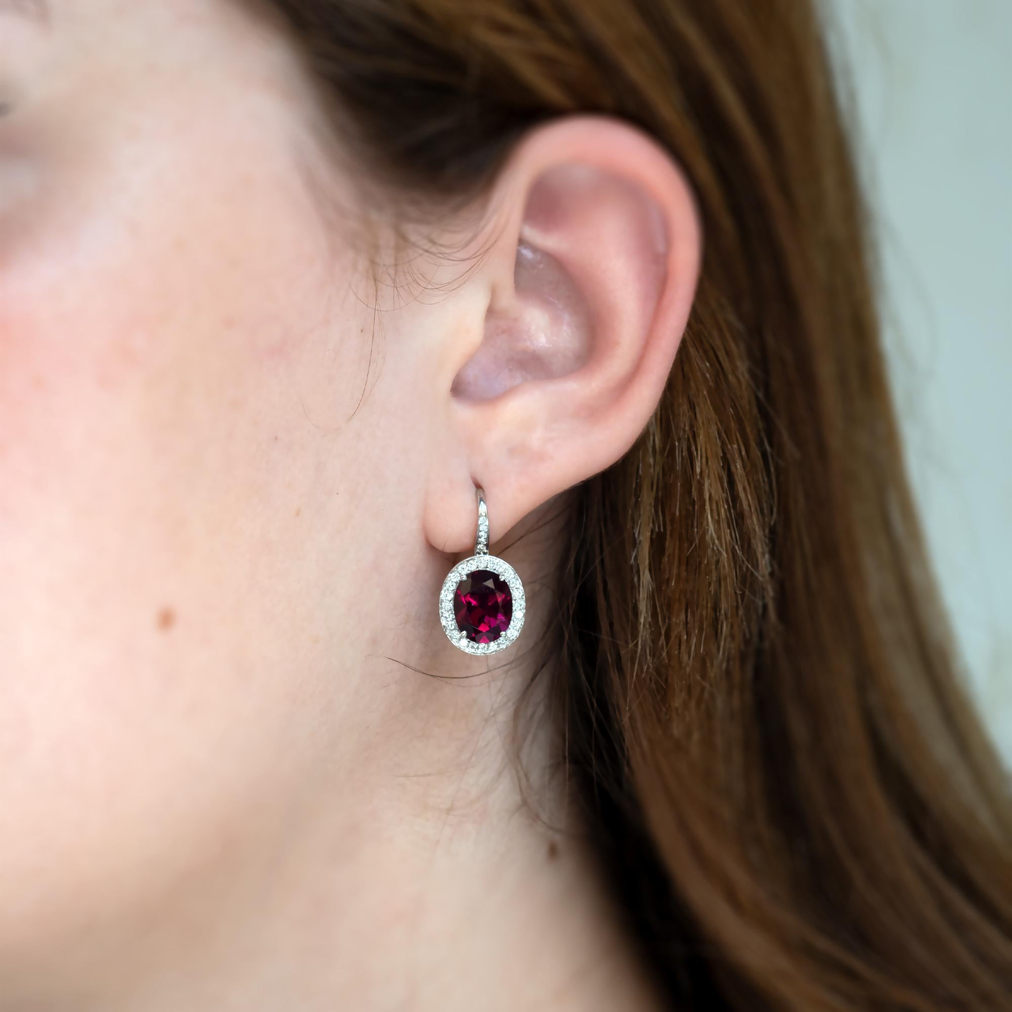 costco garnet earrings