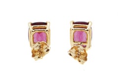 Rhodolith-Granat-Goldohrstecker