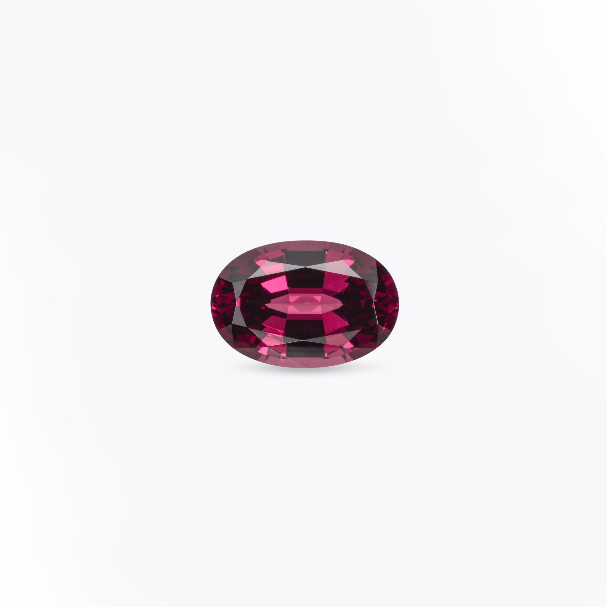 4.11 carat Rhodolite Garnet oval gem offered loose to a lady or gentleman.
Returns are accepted and paid by us within 7 days of delivery.
We offer supreme custom jewelry work upon request. Please contact us for more details.
(Rings, Earrings,