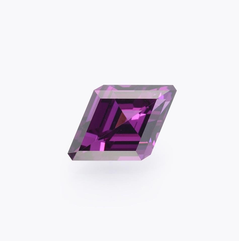 Exclusive 2.17 carat, Royal Purple Rhodolite Garnet Kite shaped gem, offered loose to someone special.
Returns are accepted and paid by us within 7 days of delivery.
We offer supreme custom jewelry work upon request. Please contact us for more