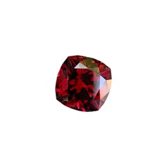 Rhodolite Garnet Square Cushion Precision Cut Natural Deep Red Faceted Gemstone