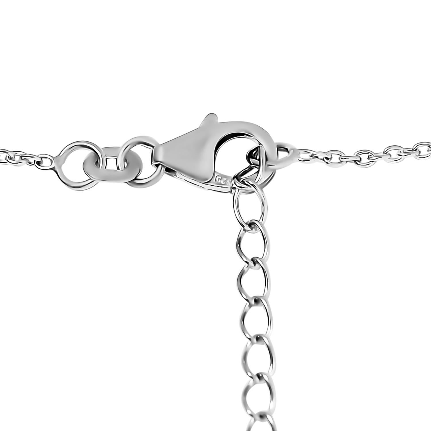 Women's 17.44 Ct Rhodolite Garnet Halo Bridal Necklace 925 Sterling Silver Jewelry 