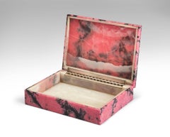 Rhodonite, Onyx and Silver Box