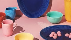 Rhombe Color Bowl, Aqua