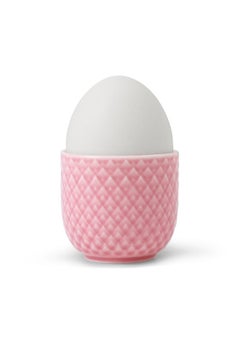 Rhombe Color Egg Cup, Rose