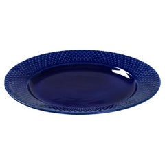 Rhombe Color Lunch Plate, Dark Blue