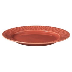 Rhombe Color Lunch Plate, Terracotta