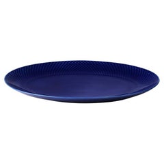  Rhombe Color Oval Serving Dish, Dark Blue