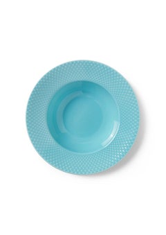Rhombe Color Soup Plate, Turquoise