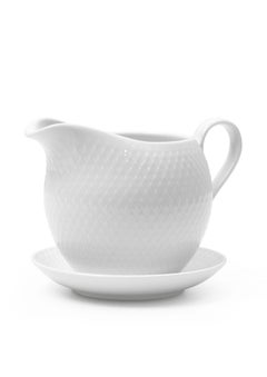 Rhombe Sauce Boat, White