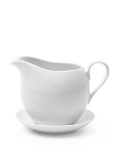 Rhombe Sauce Boat, White