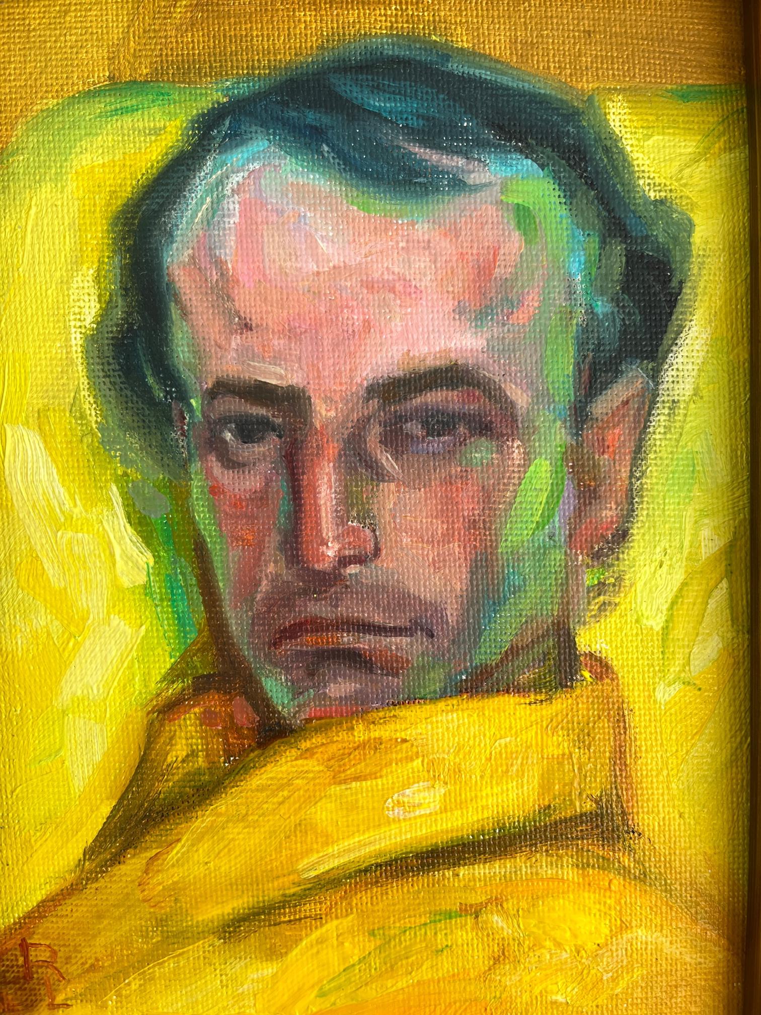 Figurative Painting de Rhonda  Lancios - Después de Kupta, Retrato, Realismo, Pintura al óleo, Artista de Texas, Sawyer Yards