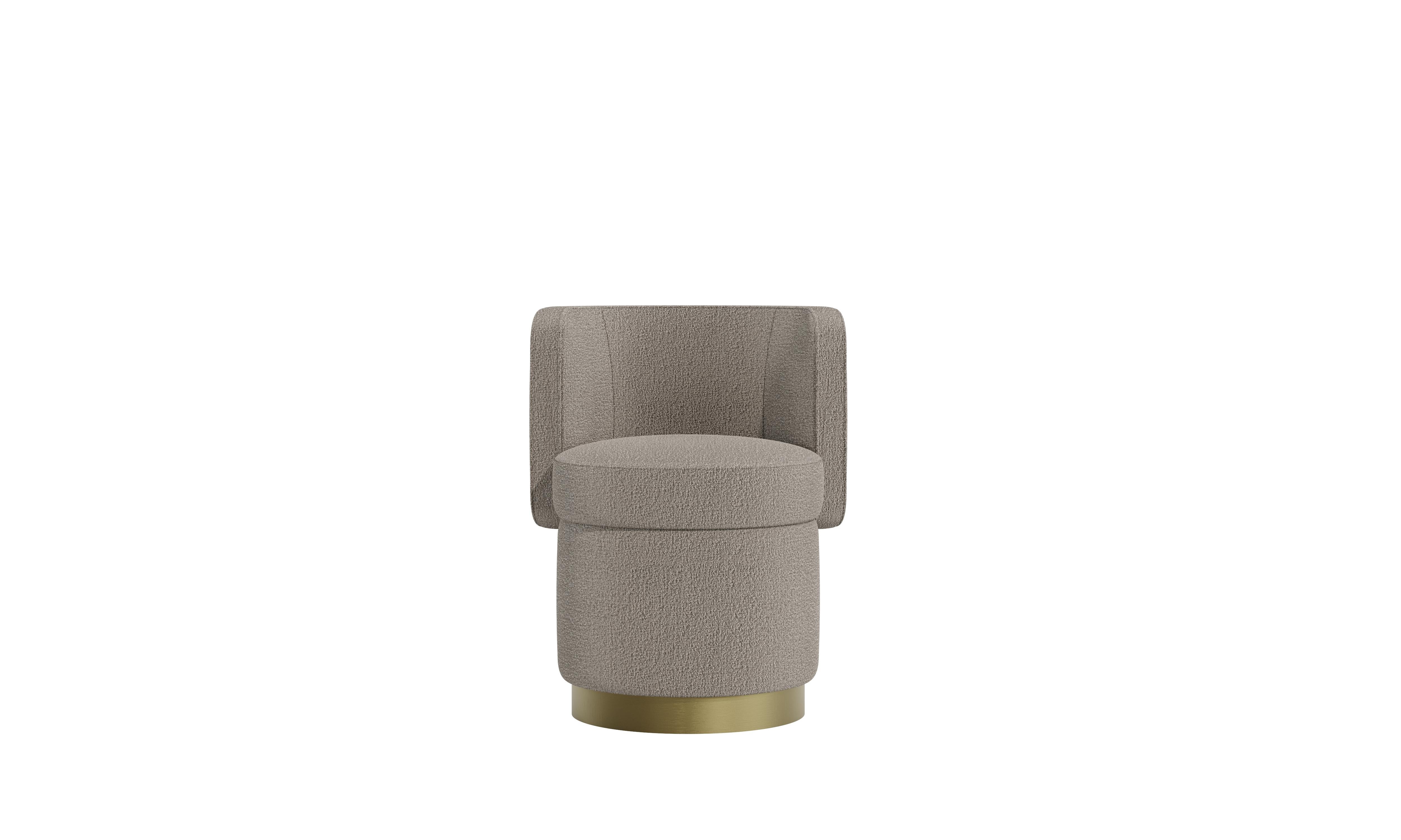 Hand-Crafted RHONDA Swivel Chair