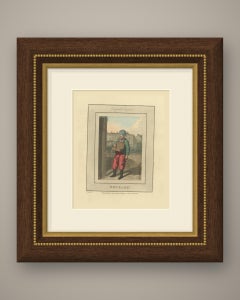 Rhubarb Seller in Russell Square, Cries of London, 1804
