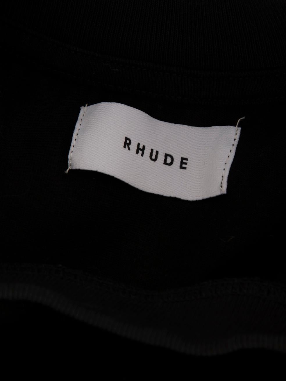 Rhude Rhude x Mclaren Racing Black Graphic Print T Shirt Size S Bon état - En vente à London, GB
