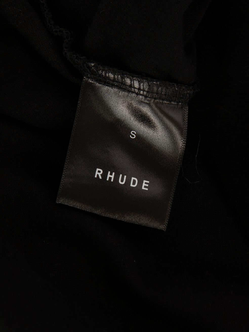 Rhude Rhude x Mclaren Racing Black Graphic Print T Shirt Size S Pour femmes en vente