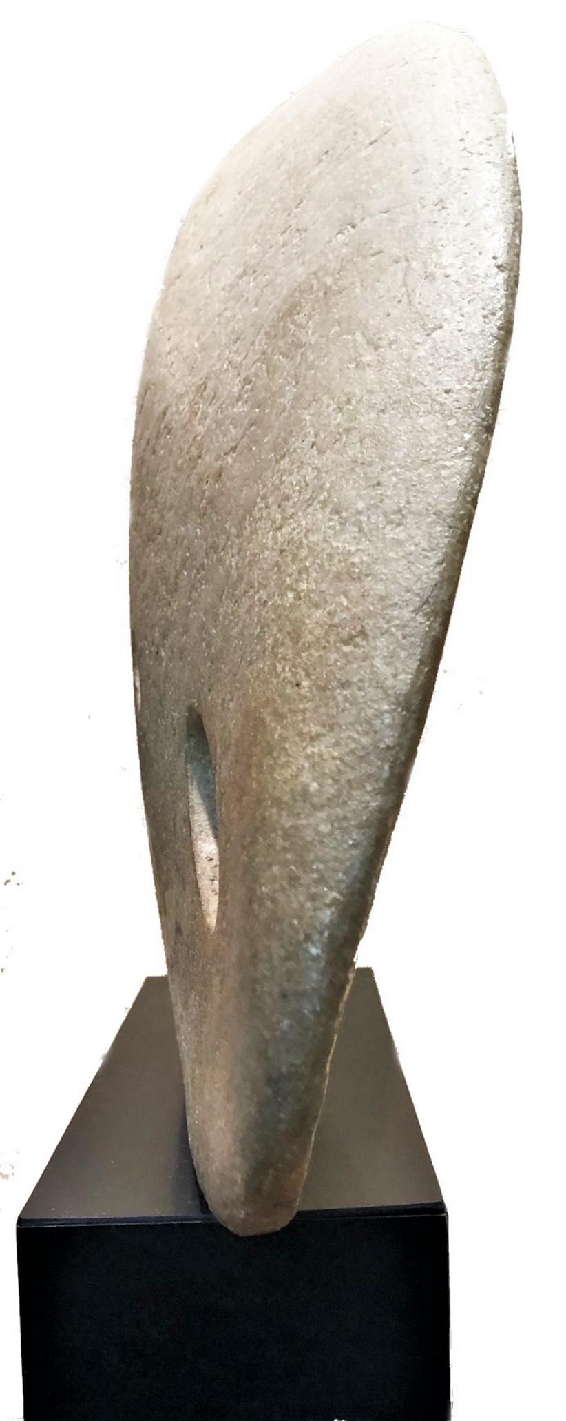 Rhys Caparn, Extraterrestial, American Mid-Century Cast Stone Sculpture, 1969 For Sale 1