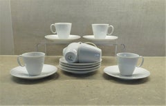 Rhythm Espresso Coffee Cups Continental China Raymond Loewy, Rosenthal, Germany