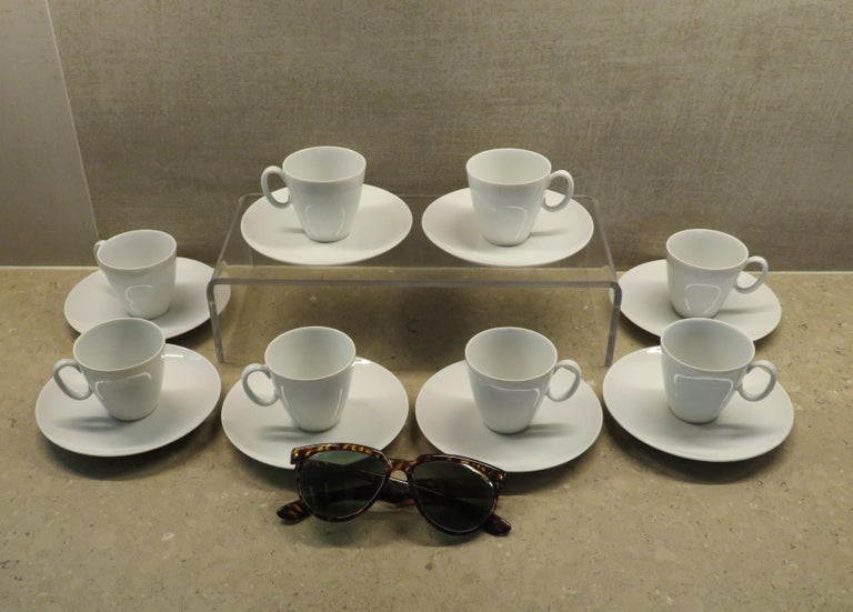 Rhythm Espresso Coffee Cups Continental China Raymond Loewy, Rosenthal, Germany For Sale 2