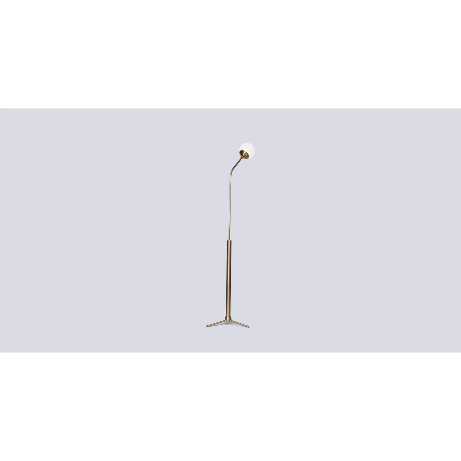 Post-Modern Rhythm Glass Globe Floor Lamp by Lamp Shaper For Sale