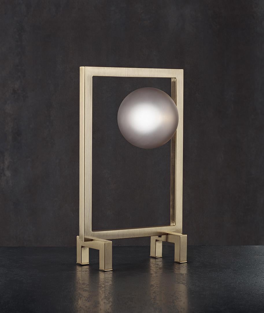 Italian Rhythm Small Table Lamp by Euroluce Lampadari For Sale