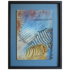 Rhythmic Abstract Watercolor by Barry Bleach