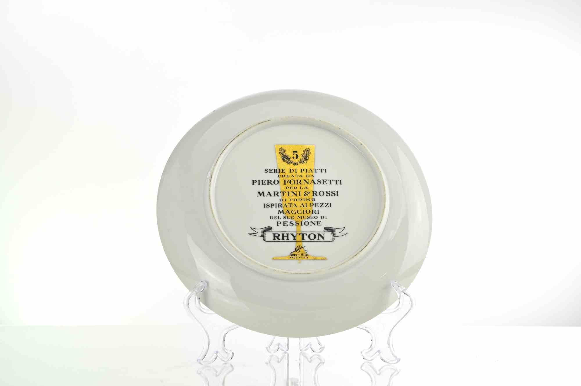 Italiano Rhyton - per Martini & Rossi, di P. Fornasetti, anni '60 in vendita
