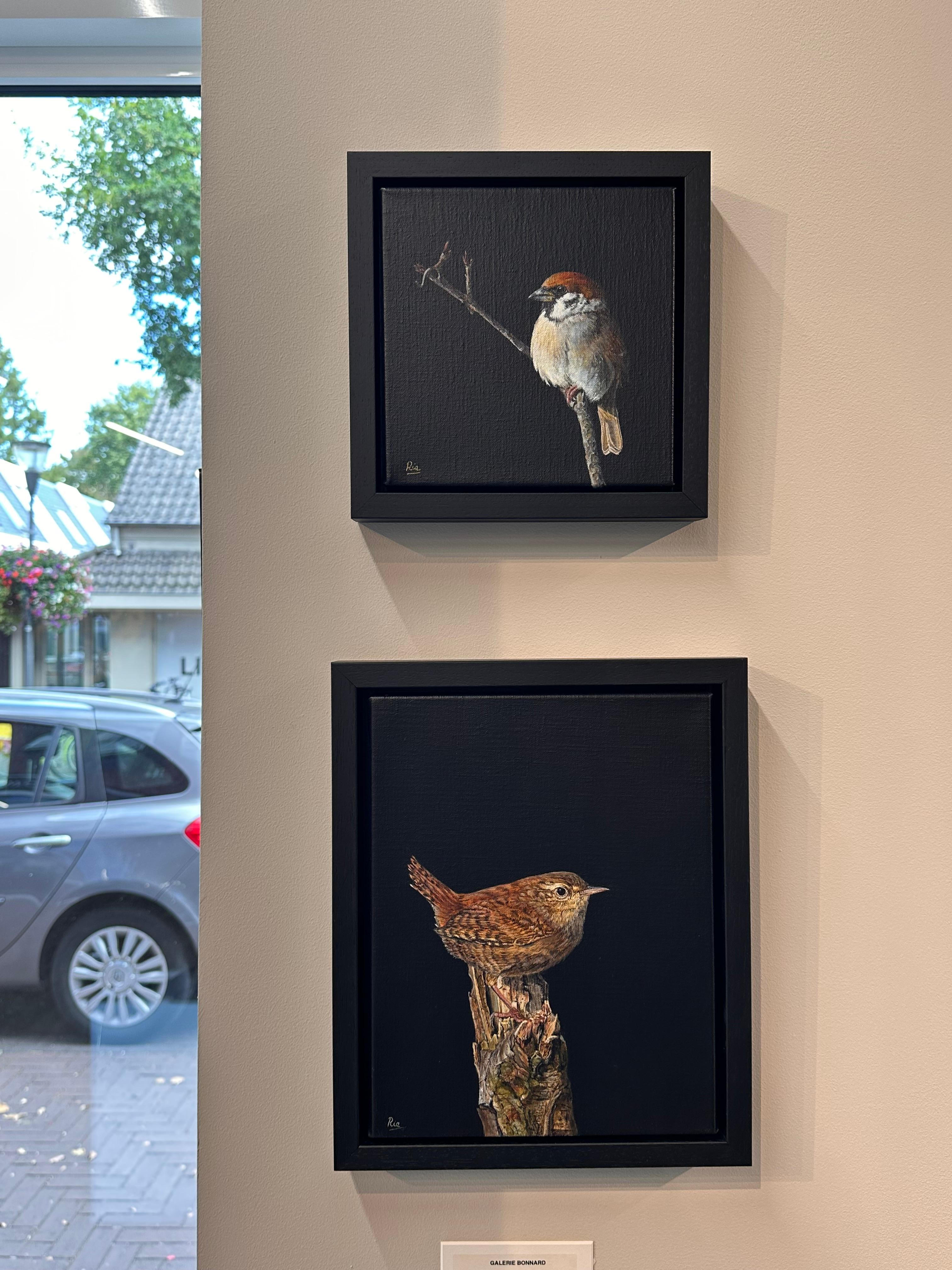 - 21. Jahrhundert Zeitgenössische realistische Malerei von einem Vogel im Angebot 2