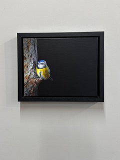 Blue tit - 21st Century Contemporary realistic Painting of a bird