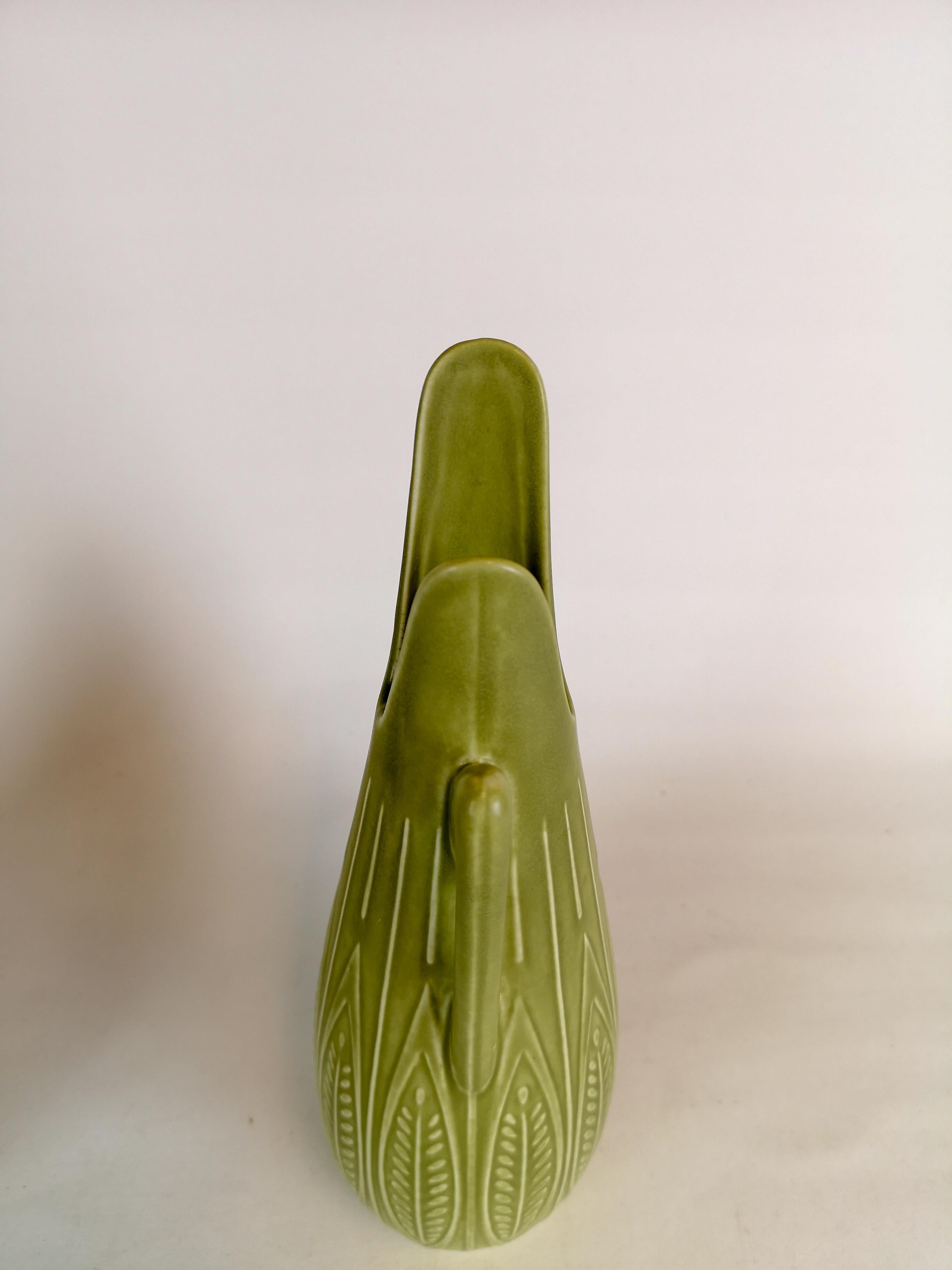 Mid-20th Century Midcentury Modern Ceramic Bowl and Vase 