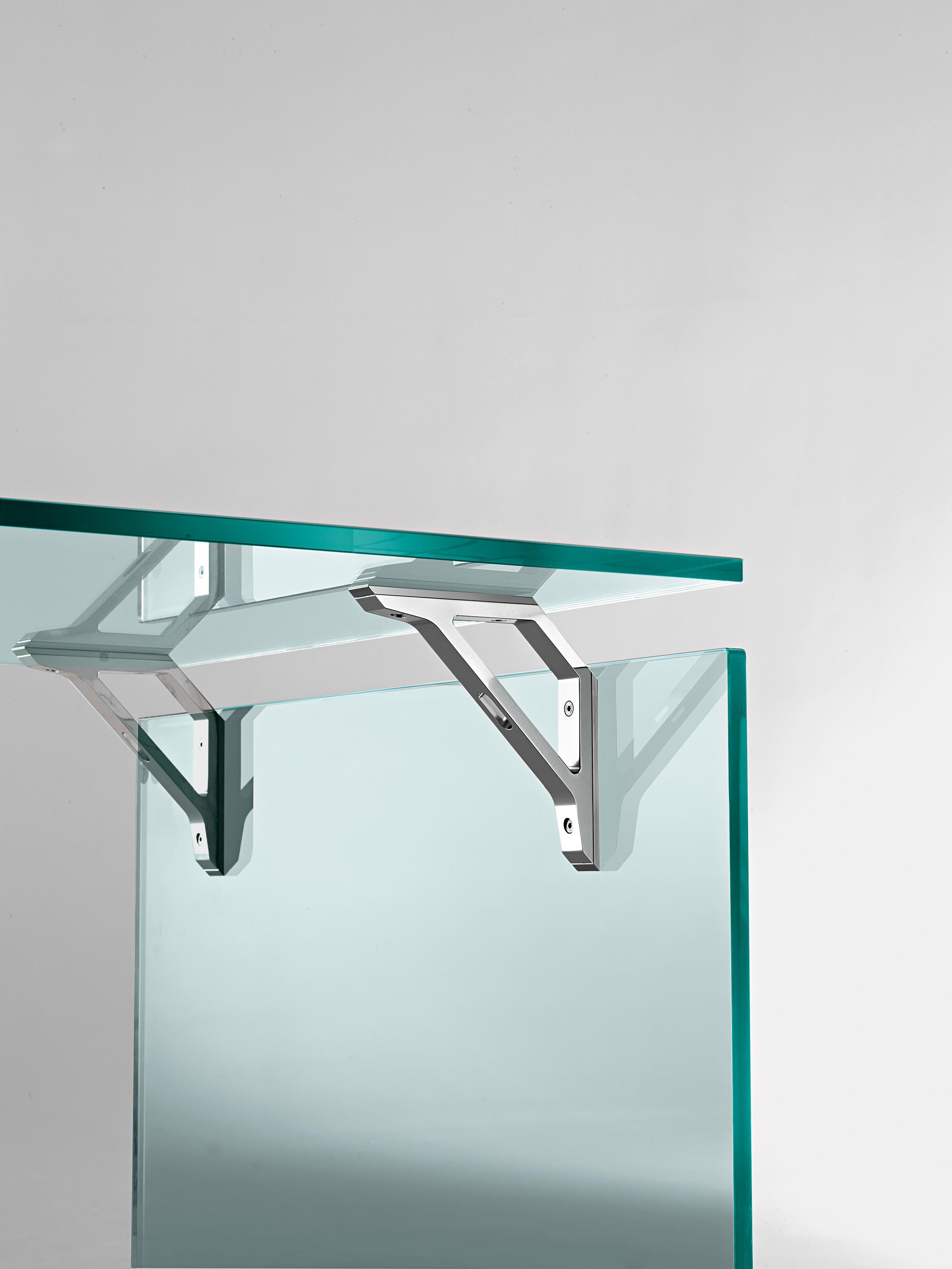 Modern Rialto L Glass Wall Mount by CRS Fiam for Fiam For Sale