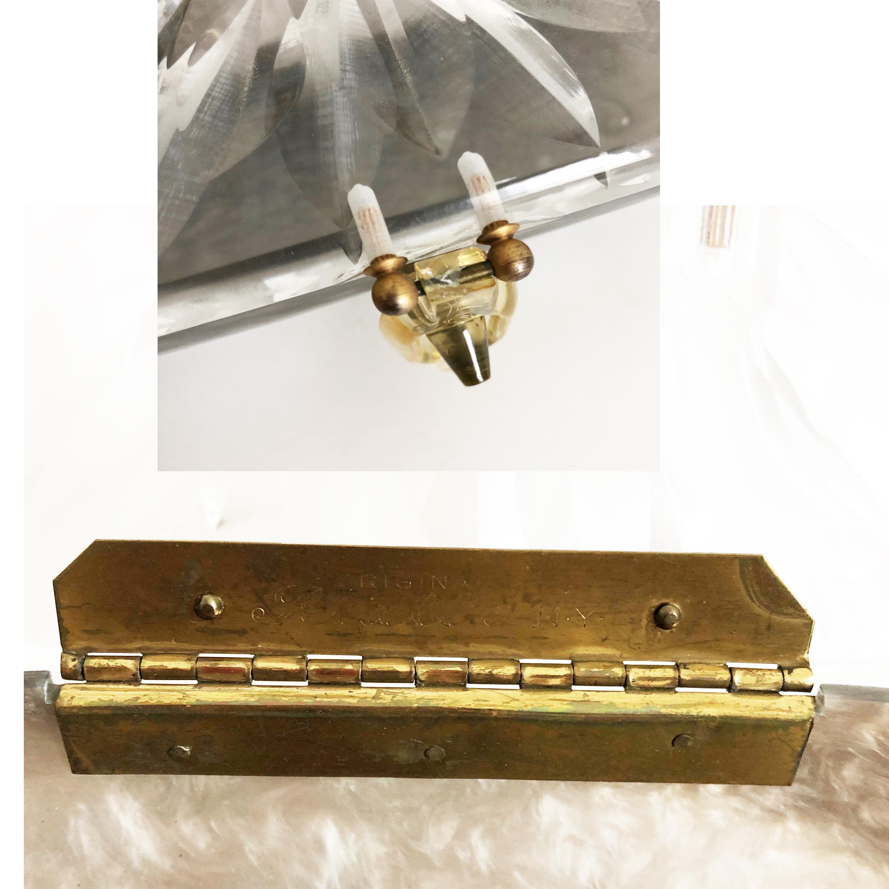 Rialto New York Lucite Handbag Unique Top Handle Bag 1950s 3