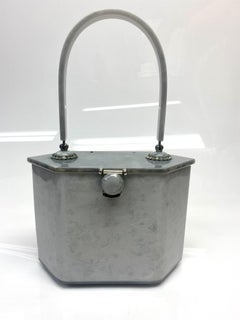 Rialto NY Grey Lucite Vintage Handbag