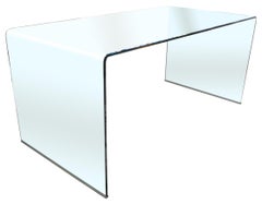 Rialto Scrivania Bent Glass Desk by Fiam, Italy